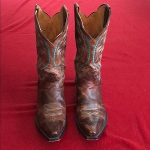 JB Dillon Goat Leather Cowboy Boots